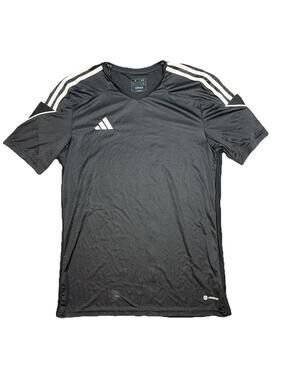 Adidas Black White Aeroready Athletic T-shirt Men’s Sz Medium Jersey